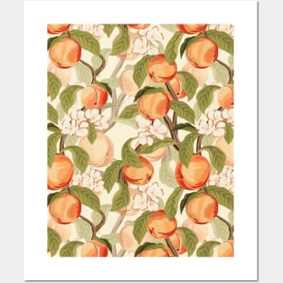 Peach Pattern Posters and Art